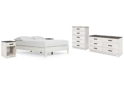 Shawburn Queen Platform Bed with Dresser, Chest and 2 Nightstands,Signature Design By Ashley