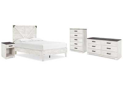 Shawburn Full Platform Bed with Dresser, Chest and Nightstand,Signature Design By Ashley