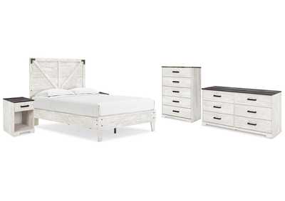 Shawburn Full Platform Bed with Dresser, Chest and 2 Nightstands,Signature Design By Ashley