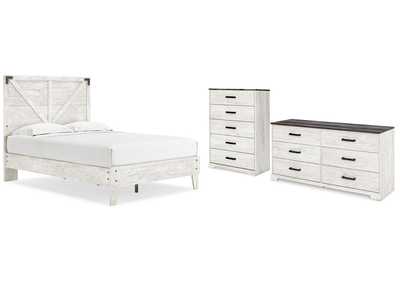 Shawburn Full Platform Bed with Dresser and Chest,Signature Design By Ashley