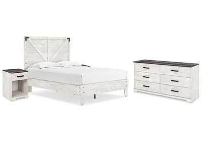 Shawburn Full Platform Bed with Dresser and 2 Nightstands,Signature Design By Ashley