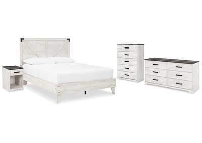 Shawburn Queen Platform Bed with Dresser, Chest and Nightstand,Signature Design By Ashley