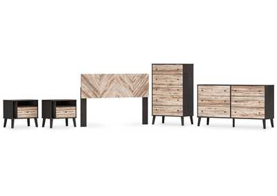 Piperton Queen Panel Headboard with Dresser, Chest and 2 Nightstands,Signature Design By Ashley