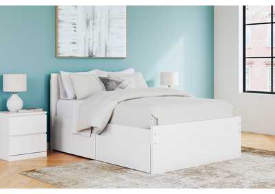 Onita Full Panel Platform Bed with 2 Side Storage,Signature Design By Ashley