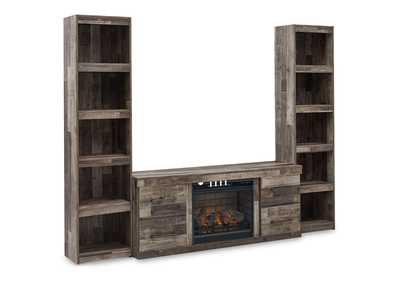 Image for Derekson 3-Piece Entertainment Center with Electric Fireplace