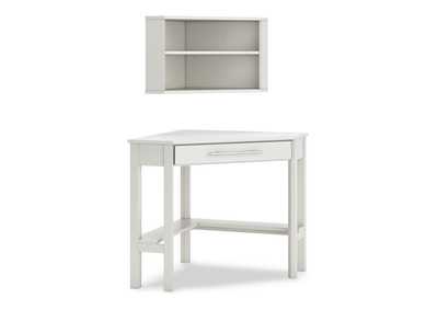 Image for Grannen Home Office Corner Desk with Bookcase