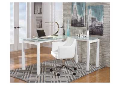 Baraga Home Office Desk with Chair,Signature Design By Ashley