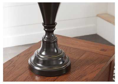 Darlita Bronze Finish Table Lamp,Signature Design By Ashley
