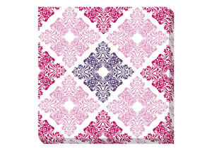 Image for Jadine White/Pink Wall Art