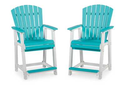 Image for Eisely Outdoor Counter Height Bar Stool (Set of 2)