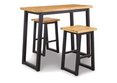Image for Town Wood Outdoor Counter Table Set (Set of 3)