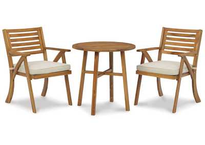 Image for Vallerie Outdoor Chairs with Table Set (Set of 3)
