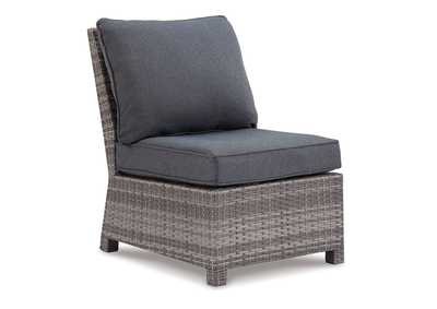 Salem Beach Armless Chair with Cushion