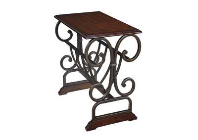 Image for Braunsen Brown Chair Side End Table