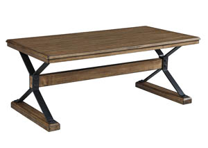 Image for Flextura Light Brown Rectangular Cocktail Table