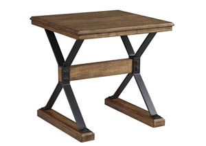 Image for Flextura Light Brown Square End Table