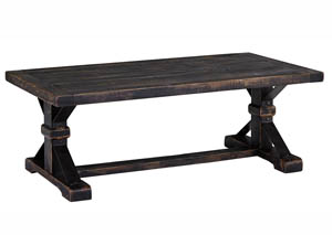 Image for Beckendorf Black Rectangular Cocktail Table