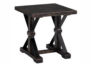 Image for Beckendorf Black Square End Table