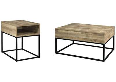 Gerdanet Coffee Table with 1 End Table