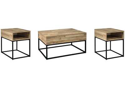 Gerdanet Coffee Table with 2 End Tables