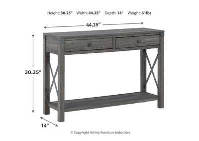 Freedan Sofa/Console Table,Signature Design By Ashley