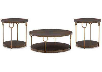 Image for Brazburn Coffee Table with 2 End Tables