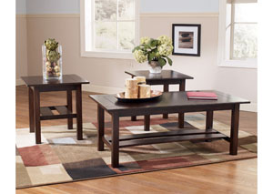 Image for Lewis Occasional Table Set (Cocktail & 2 Ends)