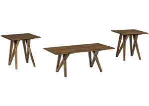 Image for Wixenton Medium Brown Occasional Table Set