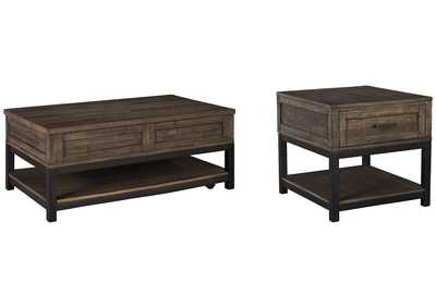 Johurst Coffee Table with 1 End Table