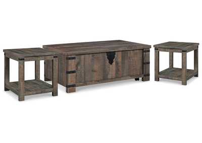 Hollum Coffee Table with 2 End Tables