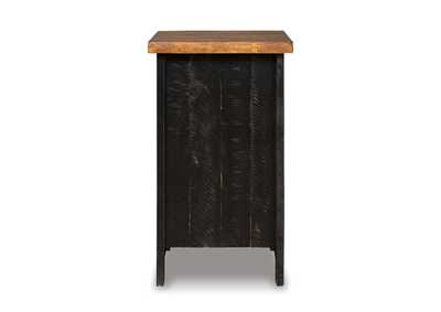 Valebeck Black Chairside End Table,Direct To Consumer Express