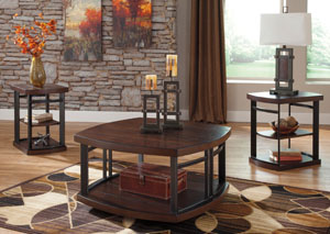 Image for Challiman Occasional Table Set (Cocktail & 2 Ends)