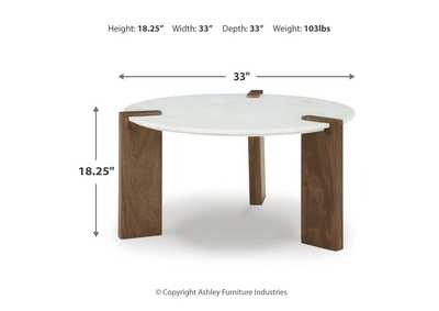 Isanti Coffee Table with 1 End Table,Signature Design By Ashley