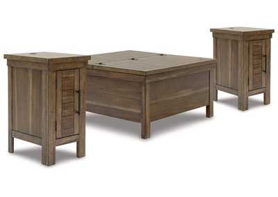 Image for Moriville Lift-top Coffee Table and 2 Chairside End Tables