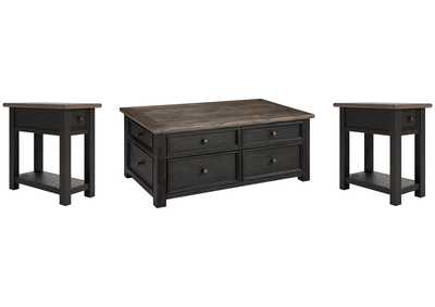 Tyler Creek Coffee Table with 2 End Tables