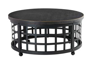 Image for Marimon Black Round Cocktail Table