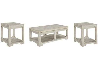 Fregine Coffee Table with 2 End Tables