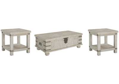 Carynhurst Coffee Table with 2 End Tables