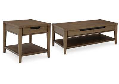 Roanhowe Coffee Table with 1 End Table,Signature Design By Ashley