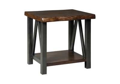 Image for Esmarina Walnut Brown Rectangular End Table
