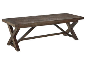 Image for Windville Dark Brown Rectangular Cocktail Table