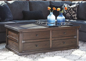 Image for Zenfield Medium Brown Cocktail Table with Storage