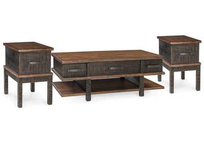 Stanah Coffee Table with 2 End Tables