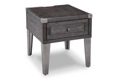 Image for Todoe End Table with USB Ports & Outlets