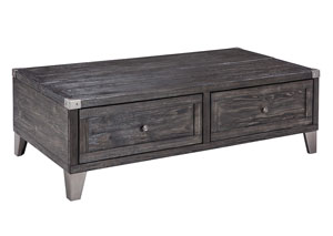 Image for Todoe Dark Gray Lift Top Cocktail Table