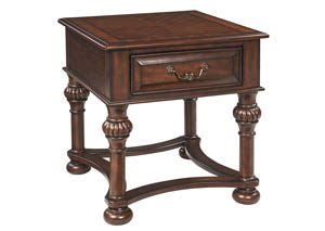 Image for Beisterfield Brown Rectangular End Table