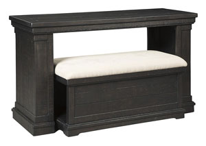 Image for Sharlowe Charcoal Sofa Table w/Ottoman