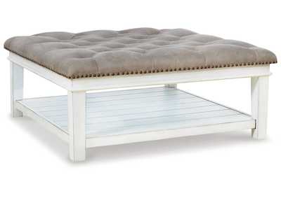 Kanwyn Upholstered Ottoman Coffee Table,Signature Design By Ashley