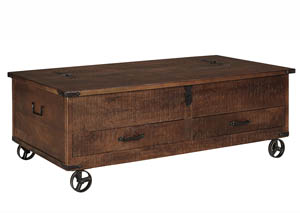 Image for Norlandon Medium Brown Storage Cocktail Table
