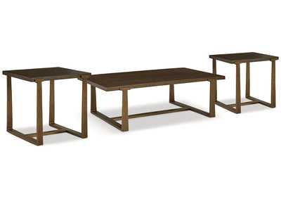 Balintmore Coffee Table with 2 End Tables